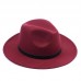 Fedora Hat Chapeu Feutre Design 's Chapeu Feminino Laday Wide Brim Sombrero  eb-27673115